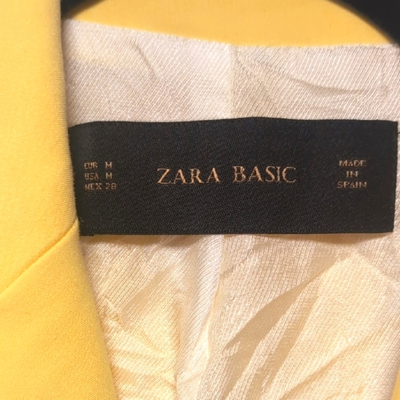 Zara Vibrant Yellow Blazer - Picture 2 of 5